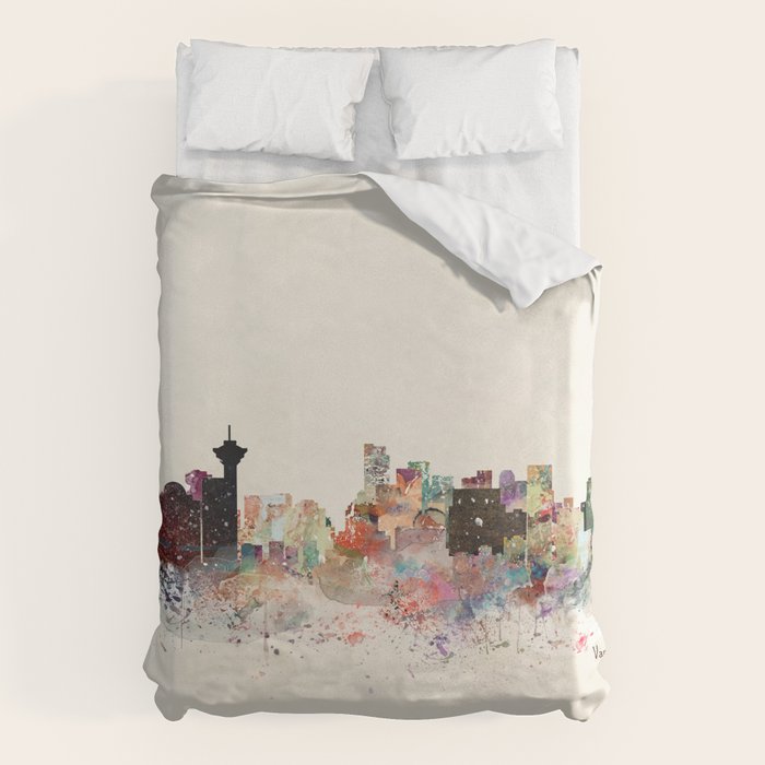 vancouver skyline Duvet Cover Gallery Image 6