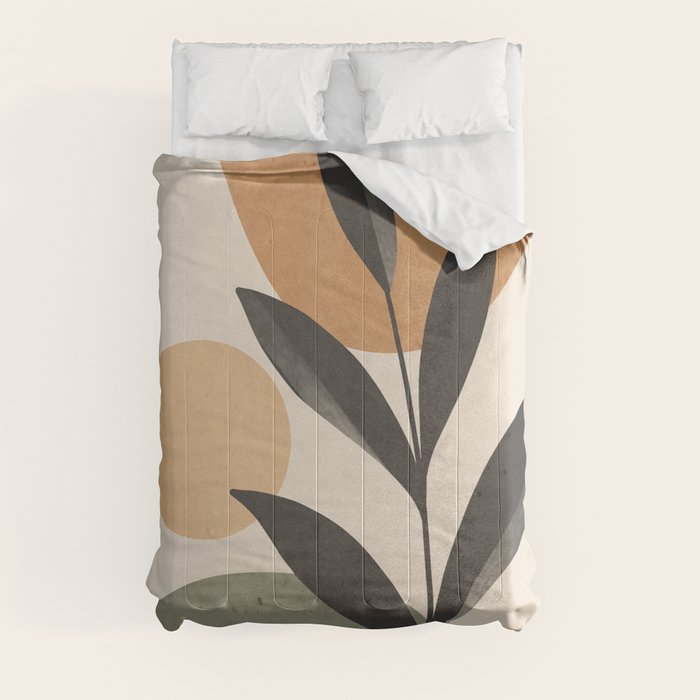 Abstract Minimal -Plant 9 Comforter Gallery Image 3