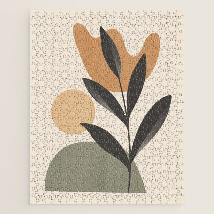 Abstract Minimal -Plant 9 Jigsaw Puzzle Gallery Image 1
