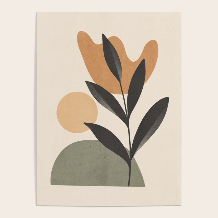 Abstract Minimal -Plant 9 Poster Gallery Image 1