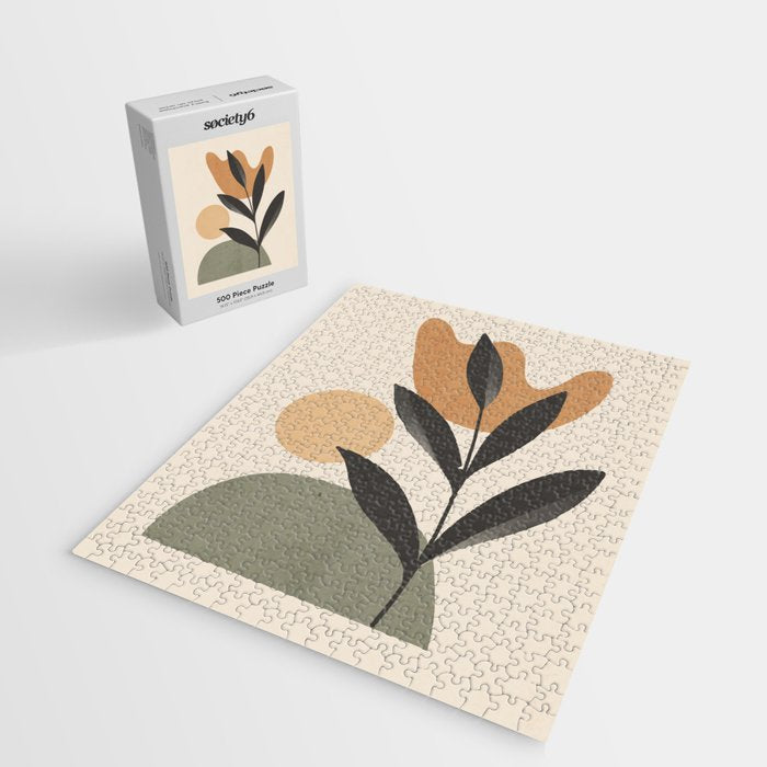 Abstract Minimal -Plant 9 Jigsaw Puzzle Gallery Image 2
