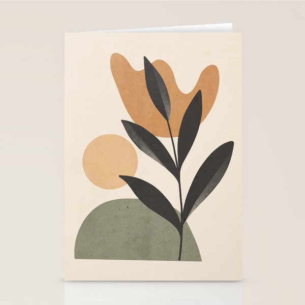 Abstract Minimal -Plant 9 Stationery Card Gallery Image 2