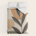 Abstract Minimal -Plant 9 Comforter Gallery Image 6