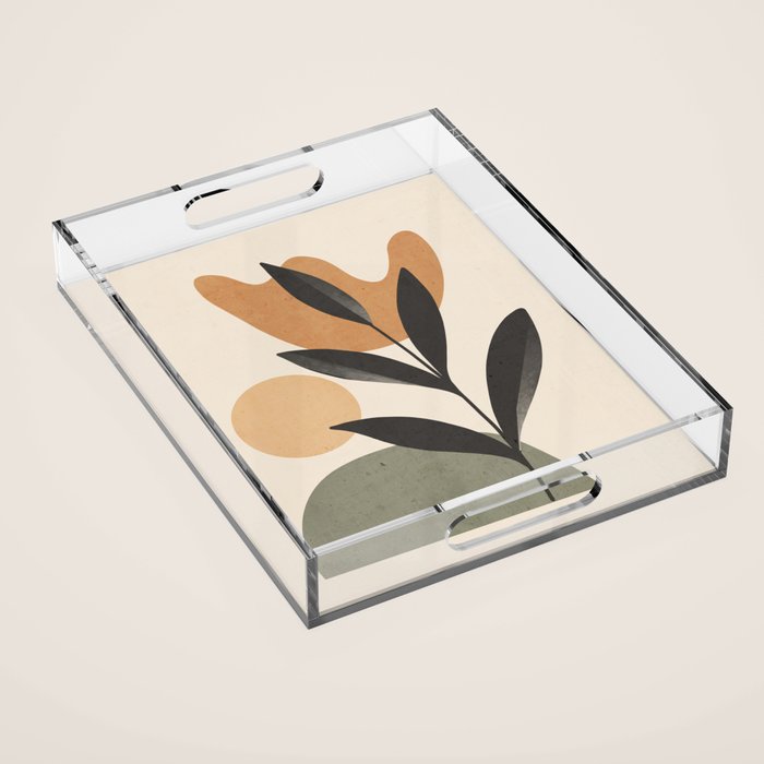 Abstract Minimal -Plant 9 Acrylic Tray Gallery Image 1