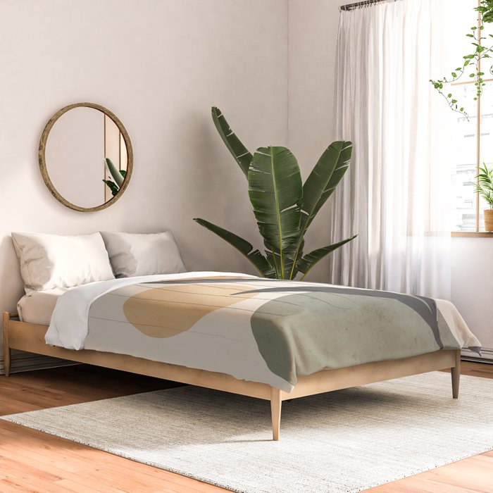 Abstract Minimal -Plant 9 Comforter Gallery Image 2