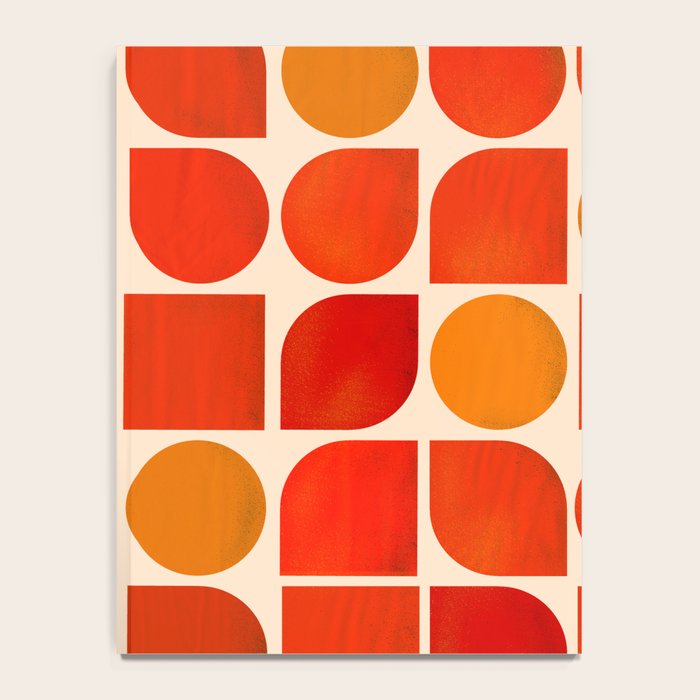 Fun Geometry - Mid-century abstract Notebook Gallery Image 4