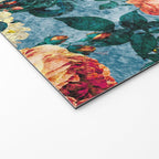 Floral and Marble Texture II Welcome Mat Gallery Image 2