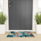 Floral and Marble Texture II Welcome Mat Gallery Image 3