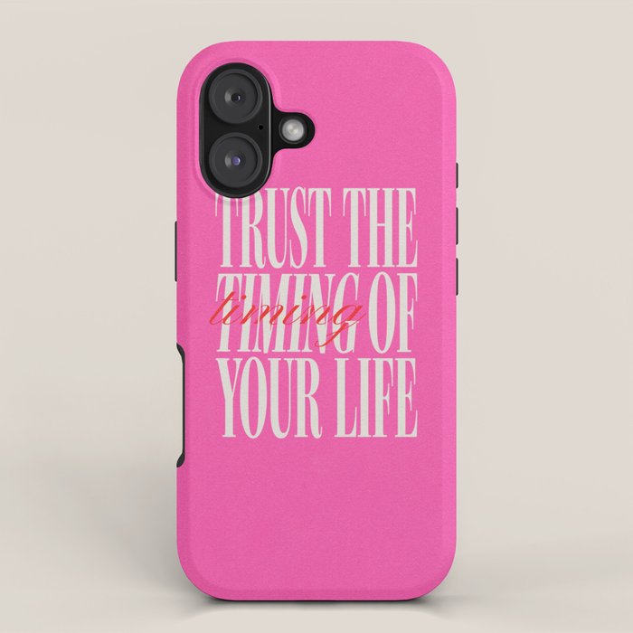 Trust The Timing Of Your Life iPhone Case Gallery Image 1