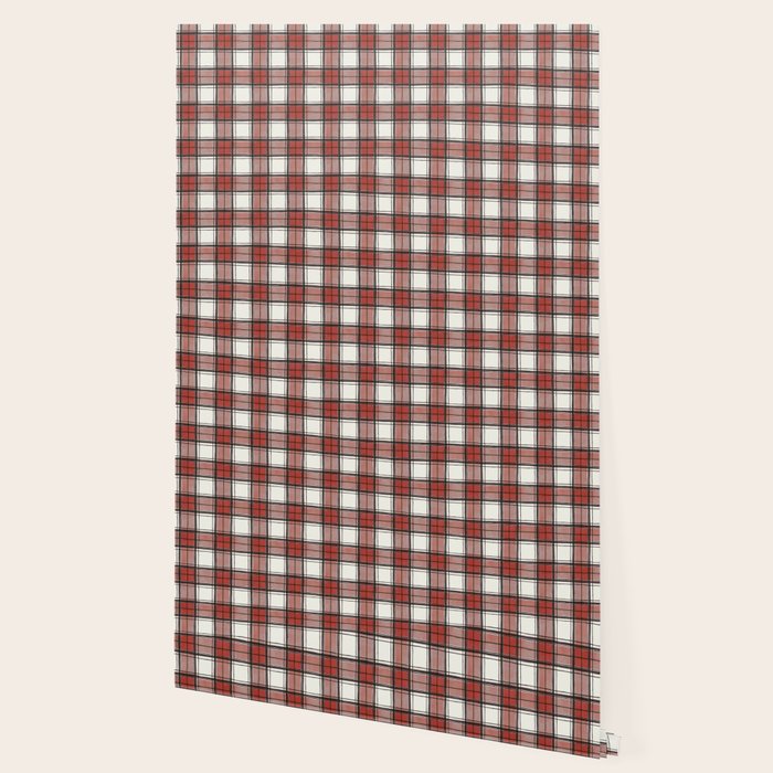 Holiday Plaids - Rustic checks Red Wallpaper Gallery Image 2