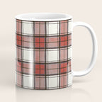 Holiday Plaids - Rustic checks Red Coffee Mug Gallery Image 1