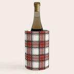Holiday Plaids - Rustic checks Red Wine Chiller Gallery Image 1