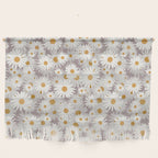 Purple chamomile pattern Wall Hanging Gallery Image 1