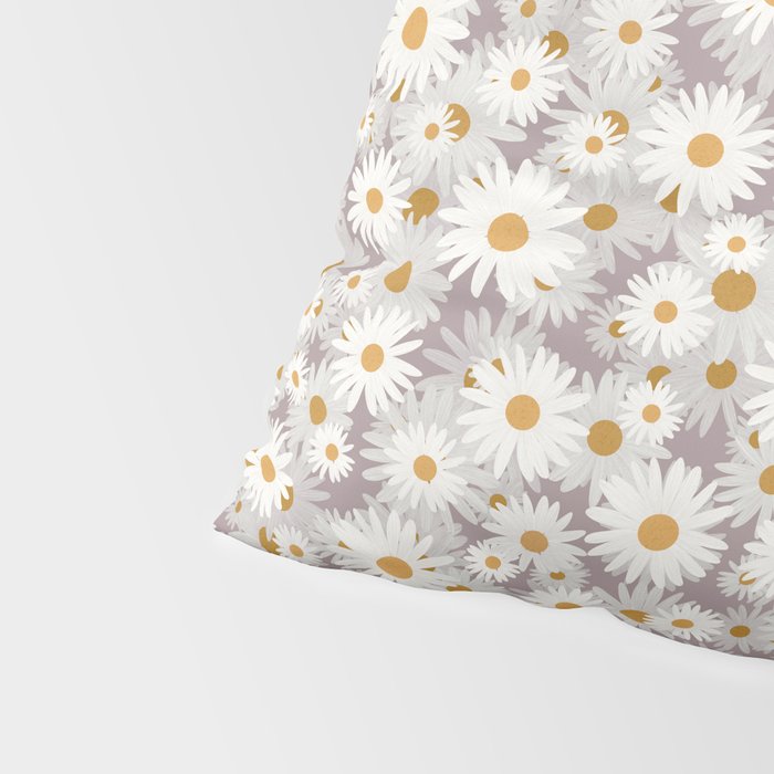 Purple chamomile pattern Pillow Sham Gallery Image 4