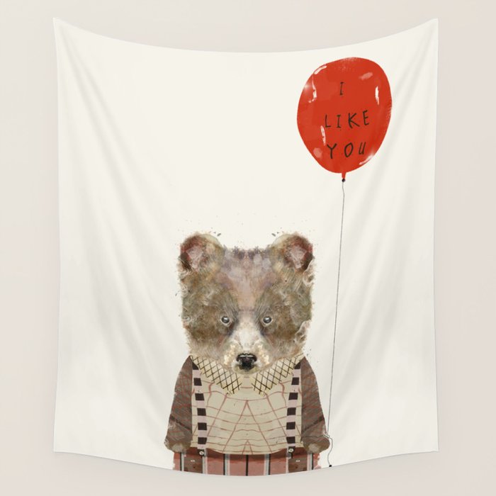 i like you Wall Tapestry Gallery Image 4