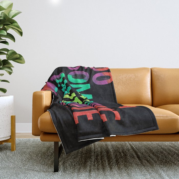 Do Something Awesome Today Throw Blanket Gallery Image 1