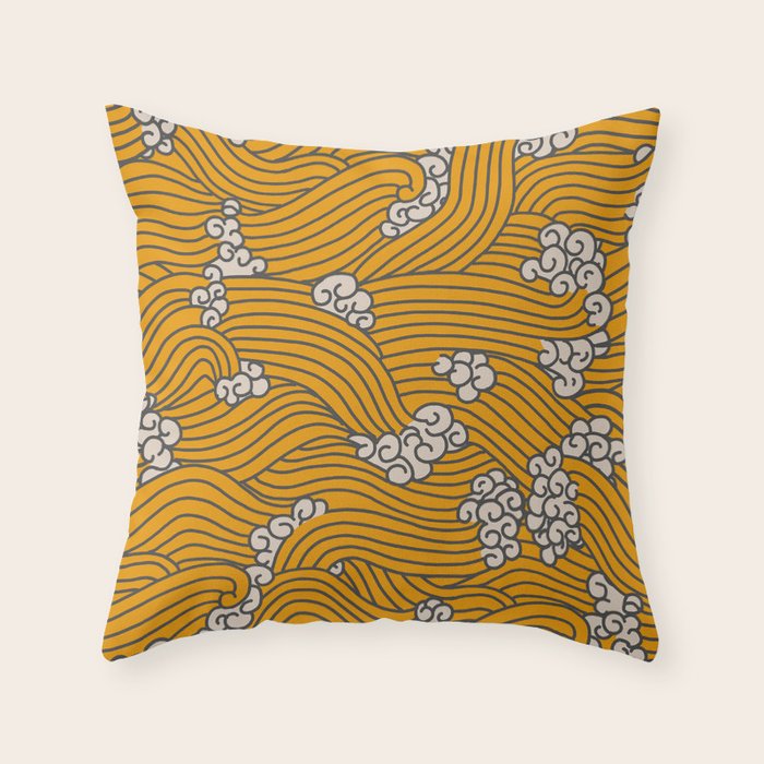 BENGAL MAYA WAVE Throw Pillow Gallery Image 6