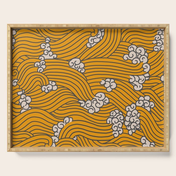BENGAL MAYA WAVE Serving Tray Gallery Image 1