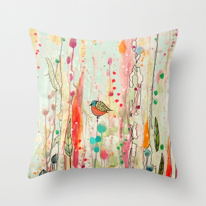 this strange feeling of liberty Throw Pillow Gallery Image 6
