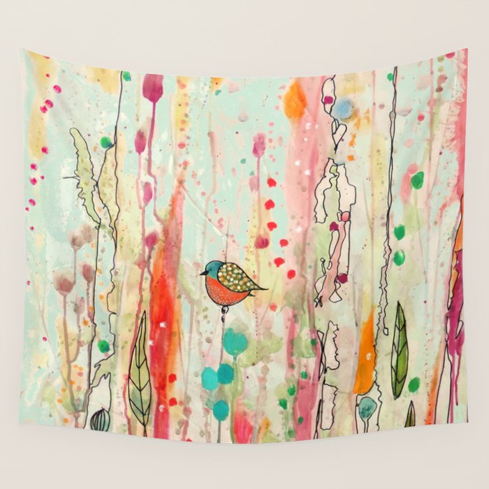 this strange feeling of liberty Wall Tapestry Gallery Image 1