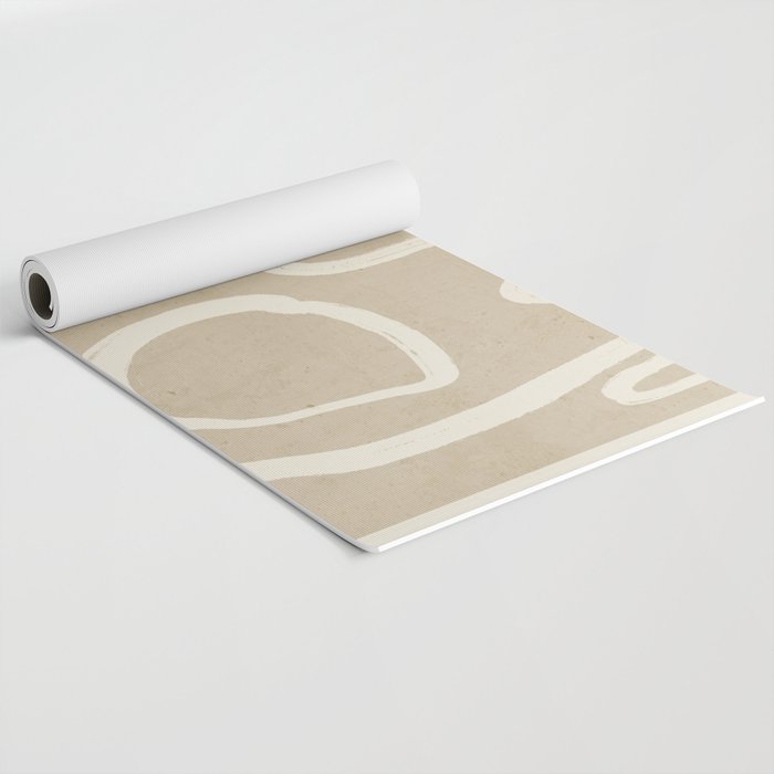 Abstract line art 71 Yoga Mat Gallery Image 2