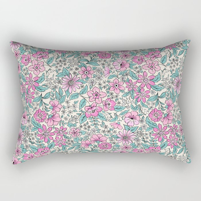Posey - purple Rectangular Pillow Gallery Image 2
