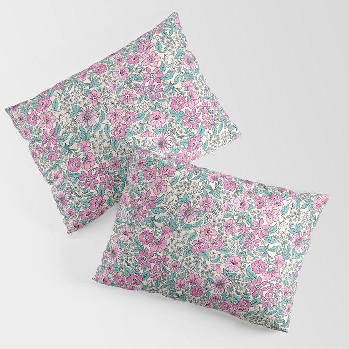 Posey - purple Pillow Sham Gallery Image 1