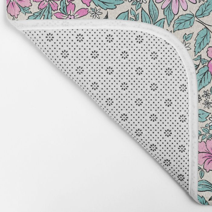 Posey - purple Bath Mat Gallery Image 2