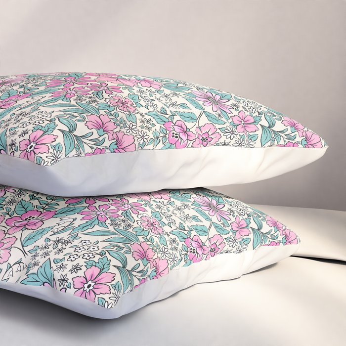 Posey - purple Pillow Sham Gallery Image 3