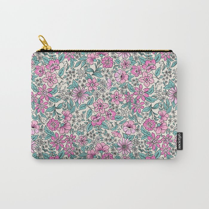 Posey - purple Carry All Pouch Gallery Image 1