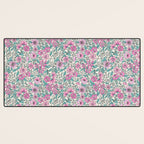 Posey - purple Desk Mat Gallery Image 3