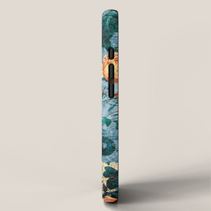 Floral and Marble Texture II iPhone Case Gallery Image 2