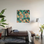 Floral and Marble Texture II Wood Wall Art Gallery Image 2