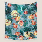 Floral and Marble Texture II Wall Tapestry Gallery Image 4