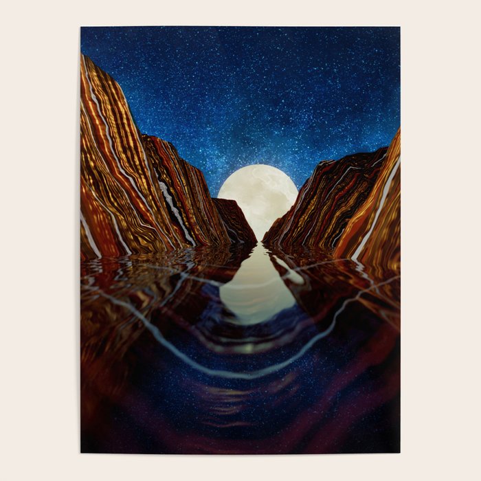 Moon Reflection Poster Gallery Image 1