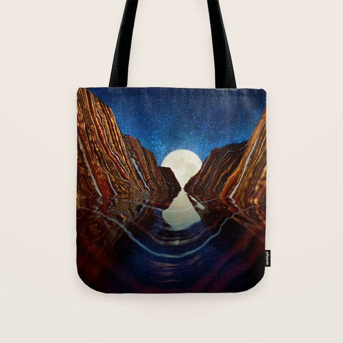 Moon Reflection Tote Bag Gallery Image 1