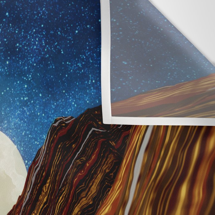 Moon Reflection Wall Tapestry Gallery Image 3