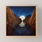 Moon Reflection Mini Art Print Gallery Image 1