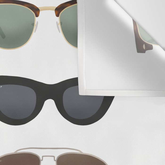 Ray Bans Sunglasses Illustration Wall Tapestry Gallery Image 3