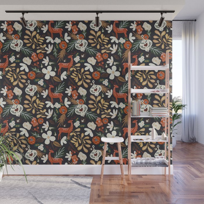 Christmas holiday night III Wall Mural Gallery Image 1