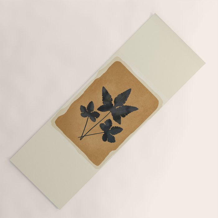 Leaf Design 8 Yoga Mat Gallery Image 1