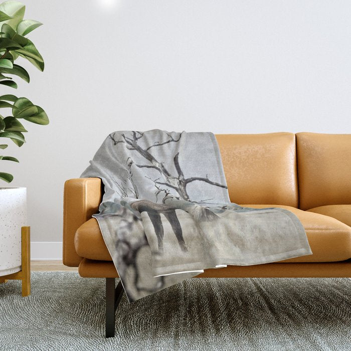 Deer Throw Blanket Gallery Image 1