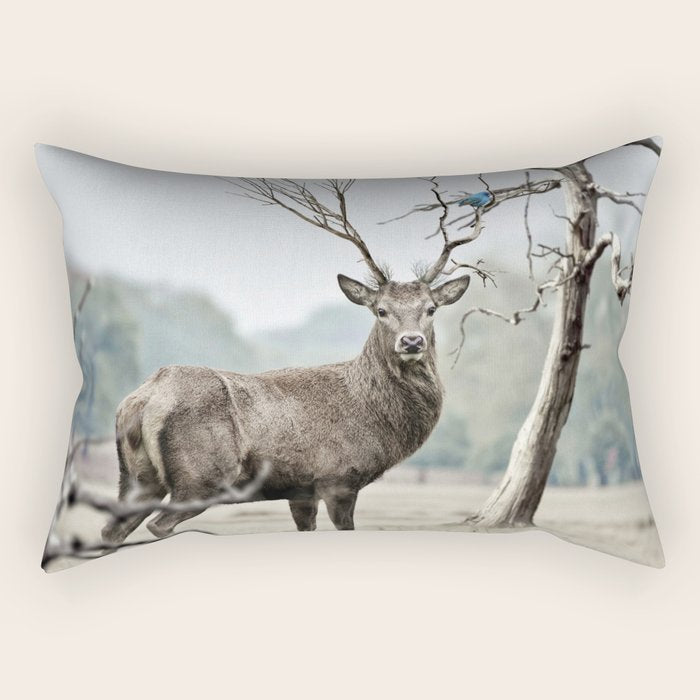 Deer Rectangular Pillow Gallery Image 1