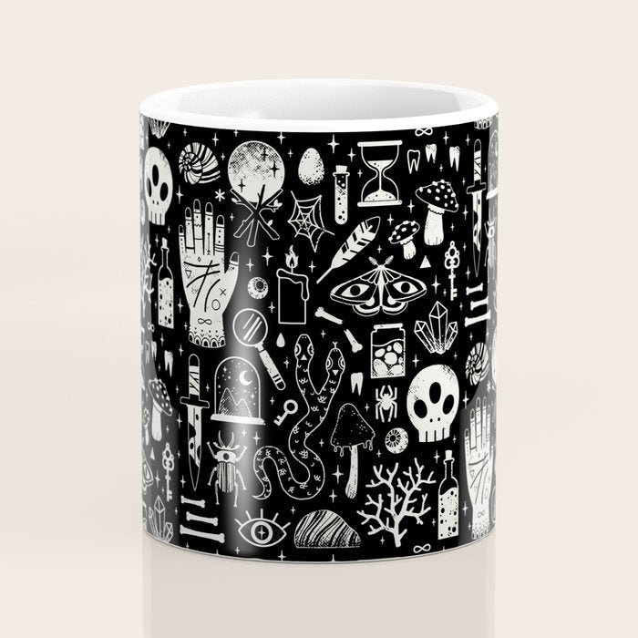 Curiosities: Bone Black Coffee Mug Gallery Image 4