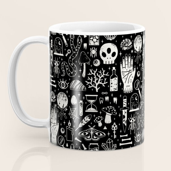 Curiosities: Bone Black Coffee Mug Gallery Image 3