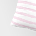 Flamingo & Stripes - Blush Hot Pink Pillow Sham Gallery Image 4