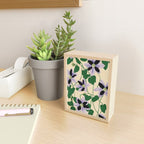 Clematis Botanical Illustration Mini Art Print Gallery Image 2