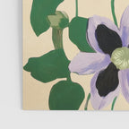 Clematis Botanical Illustration Poster Gallery Image 3