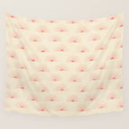 Sunrise - pink and cream Wall Tapestry Gallery Image 4