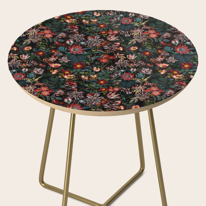 Dark Garden Flowers Side Table Gallery Image 2
